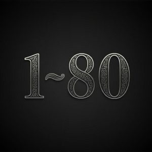 1-80 Any character
