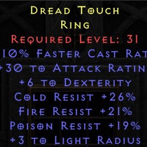 Dread Touch - 10 FCR Tri Resist - Ring - Ladder