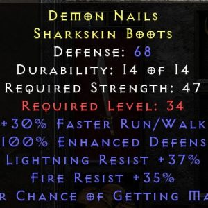 Demon Nails - 30 Run Walk 37 LR 35 FR 17% MF - Non Ladder