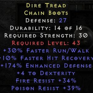 Dire Tread - 30 Run Walk 10 FHR 34 FR 39 PR