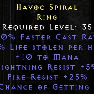Havoc Spiral - 10 FCR 6 LL 4 LR 23 FR 15% MF - Non Ladder