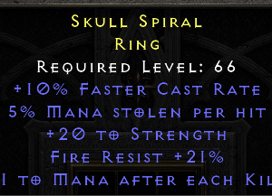 Skull Spiral - 10 FCR 5 Ml 20 Str 21 FR 1 Maek - Non Ladder