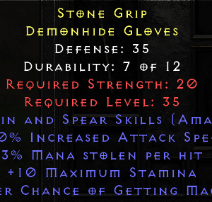 Stone Grip - 2 Javelin 20 FCR 3 ML 25% MF